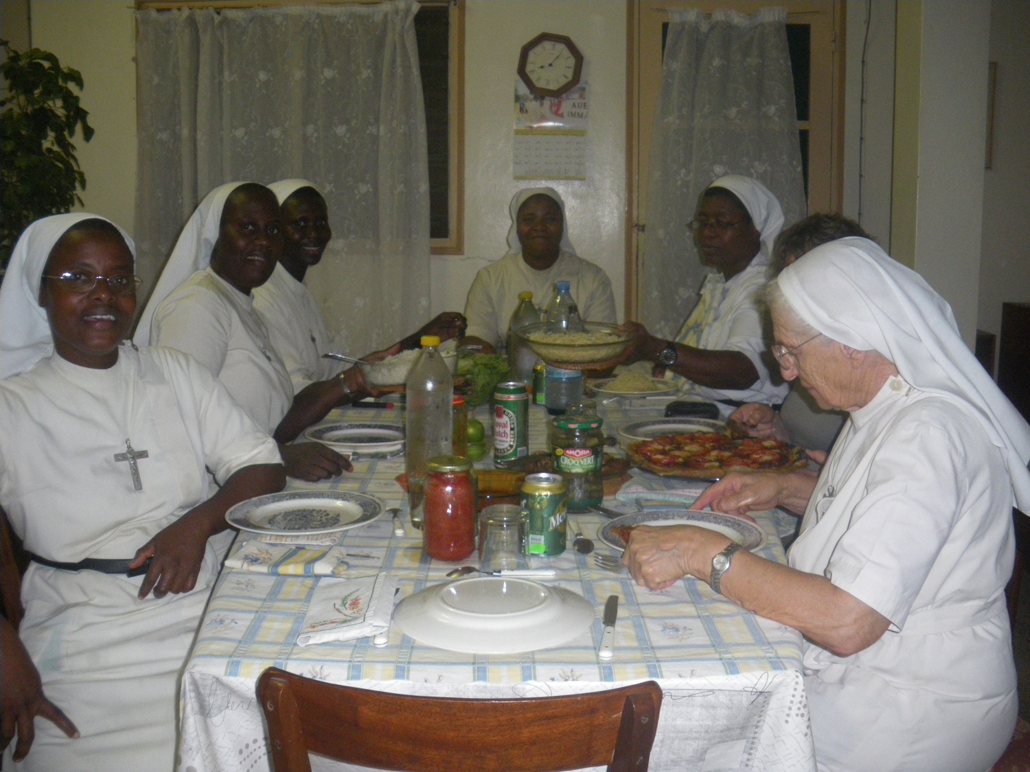 Repas en communauté