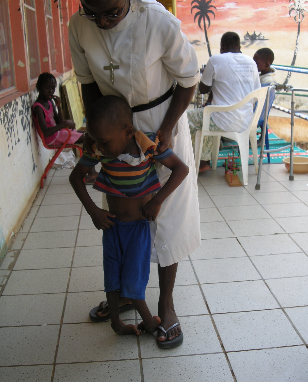 Apprentissage de la marche