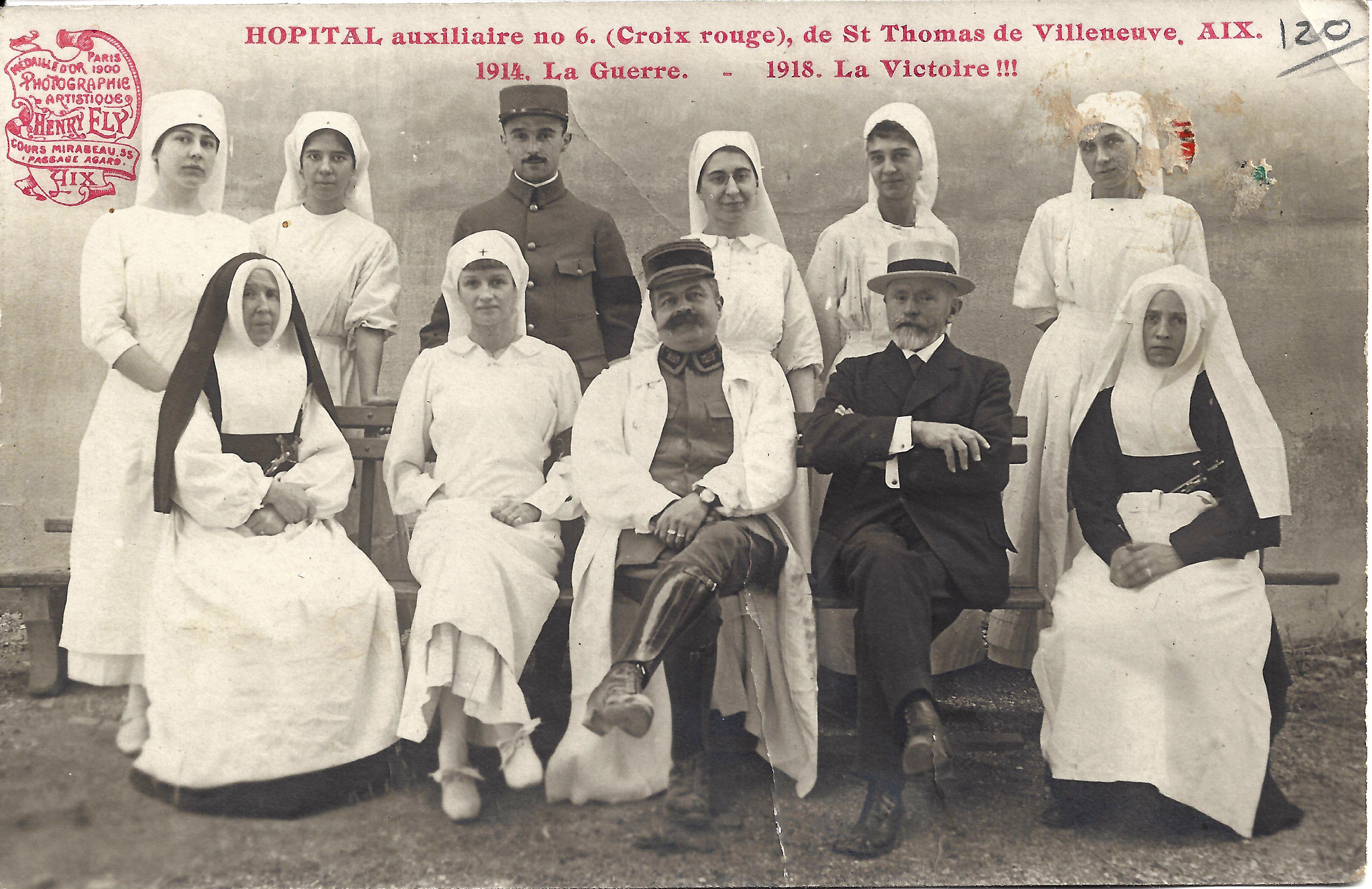 Religieuses et infirmières de l'hôpital d'Aix-en-Provence