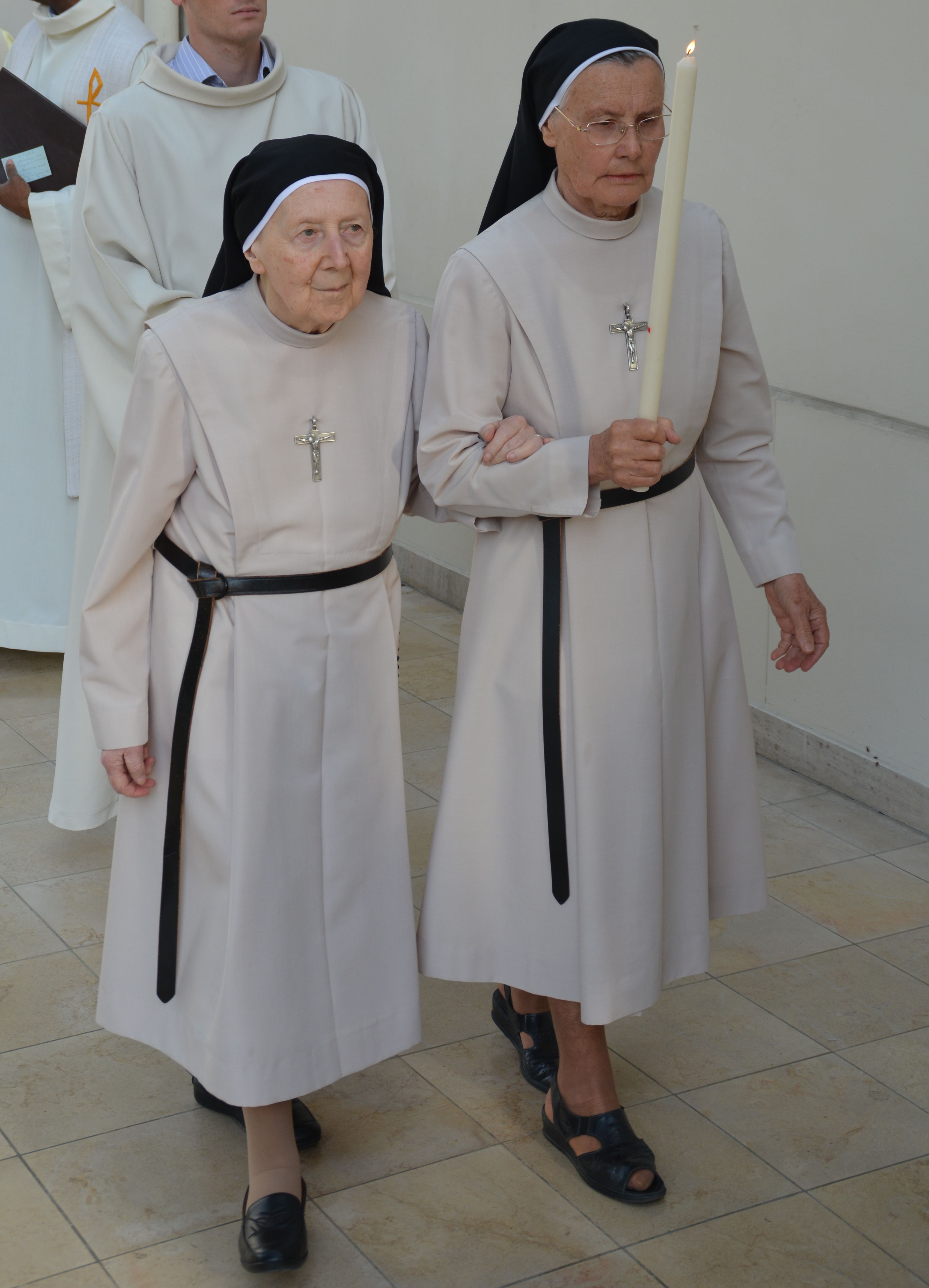 Célébrant les 70 ans de sa profession religieuse (2016)