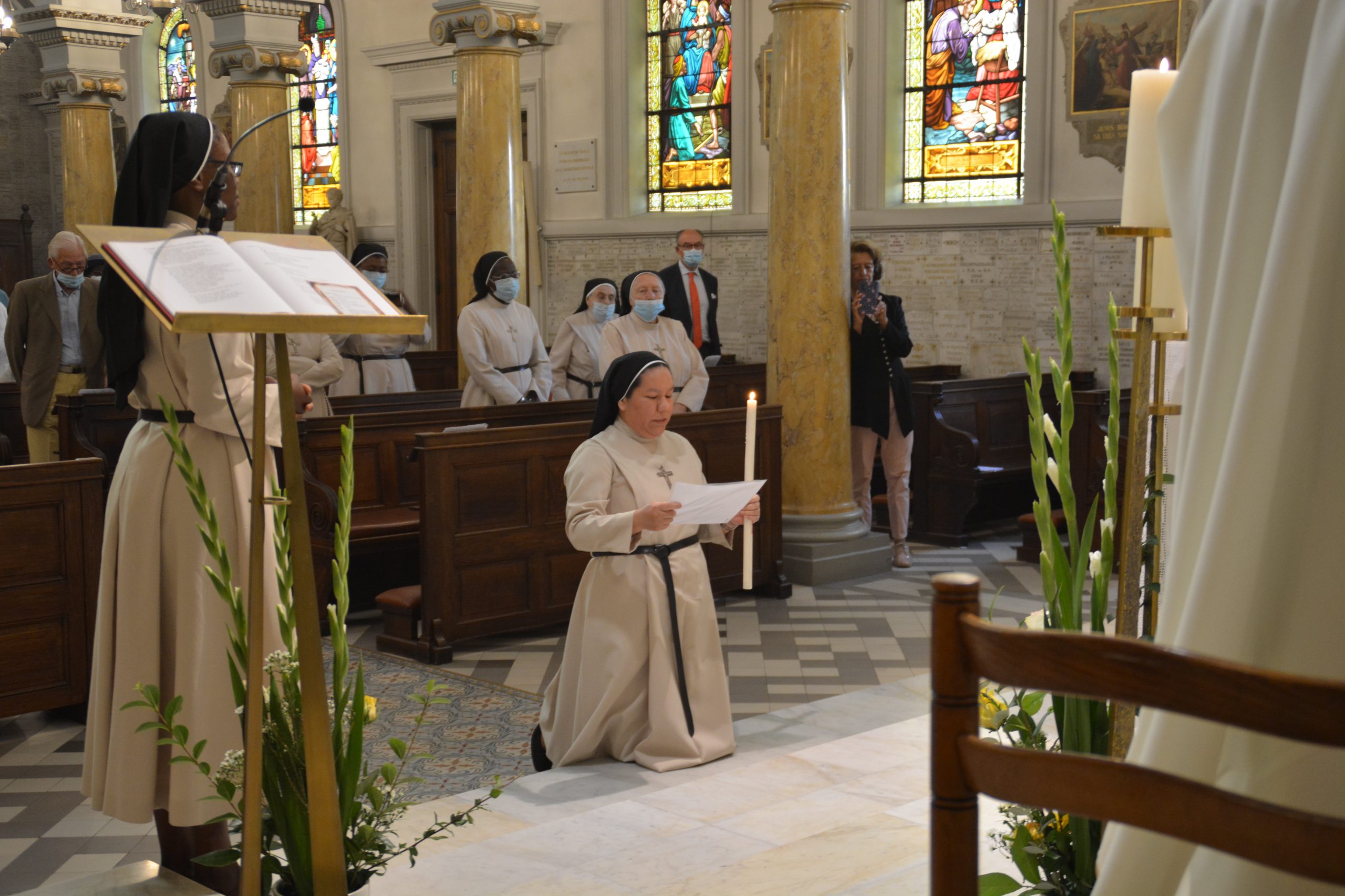 Soeur Véronica renouvelle ses voeux