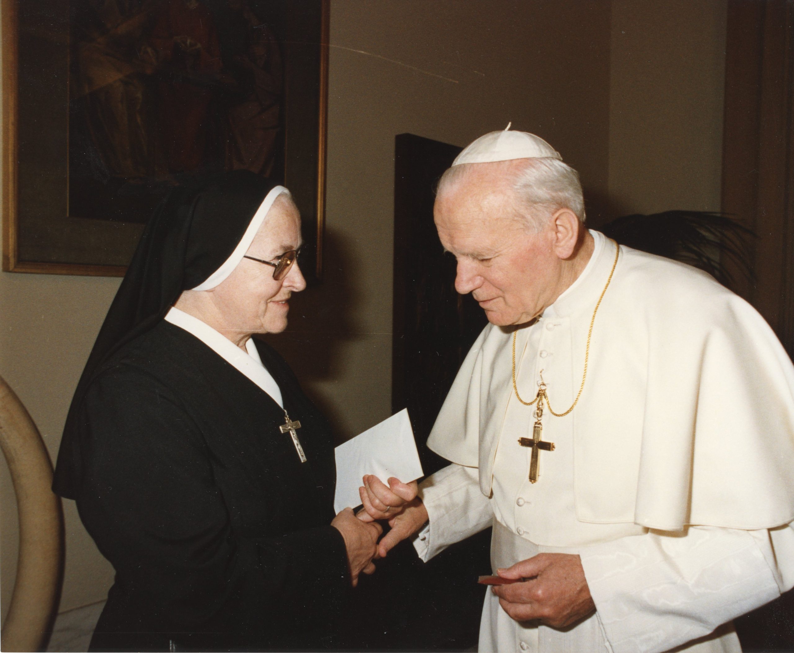 Avec le Pape Jean-Paul II