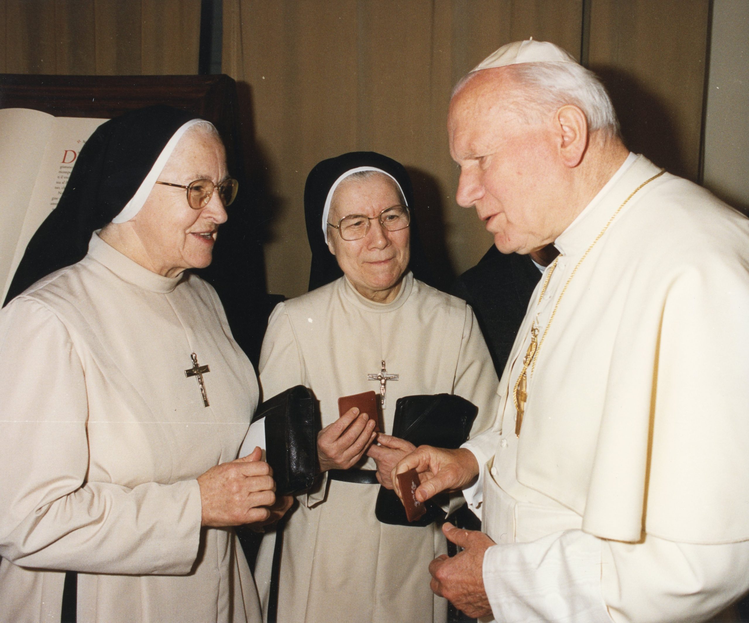 Avec le Pape Jean-Paul II