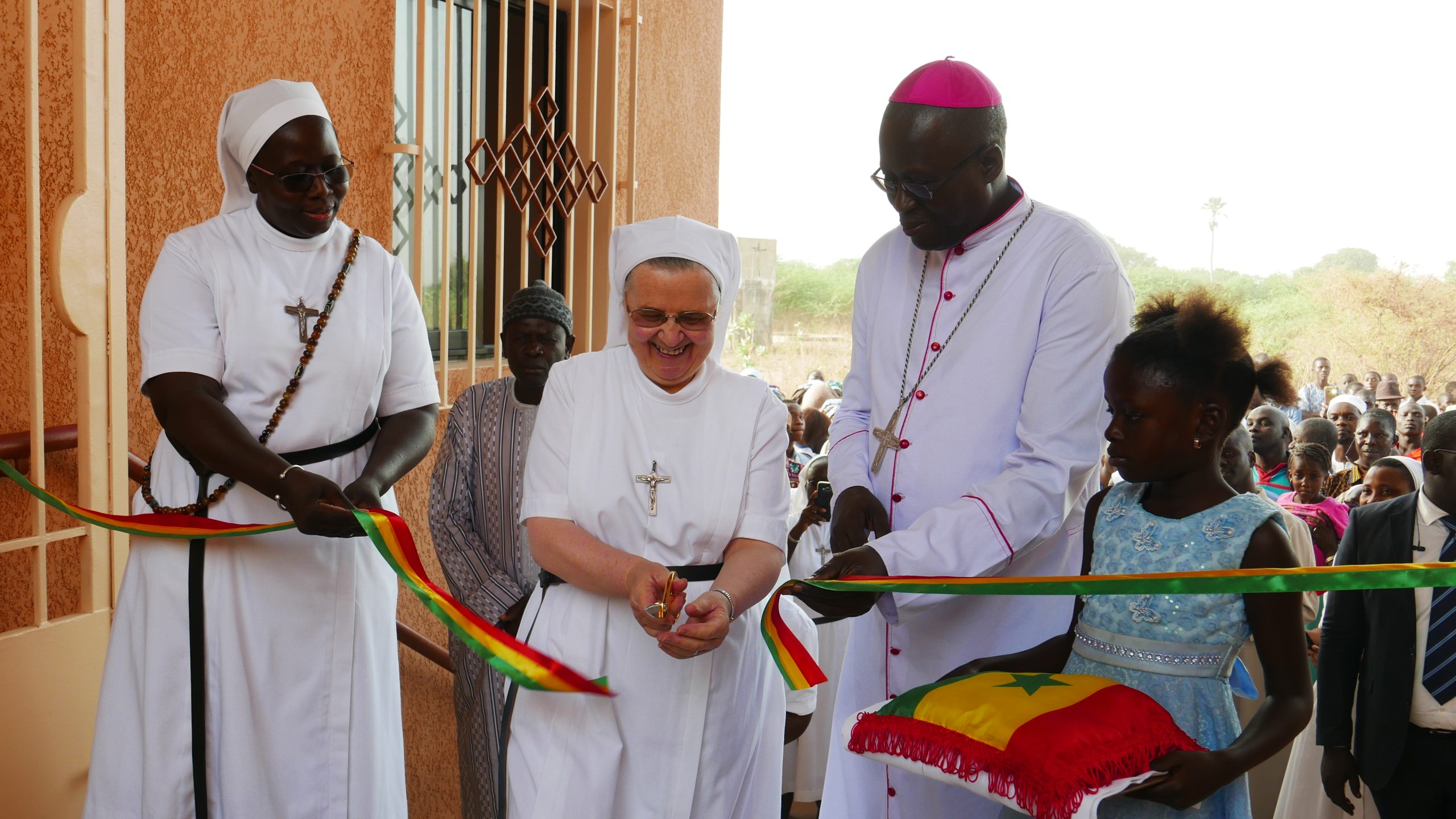 Inauguration du nouveau dispensaire de la mission de Mbodiène, au Sénégal