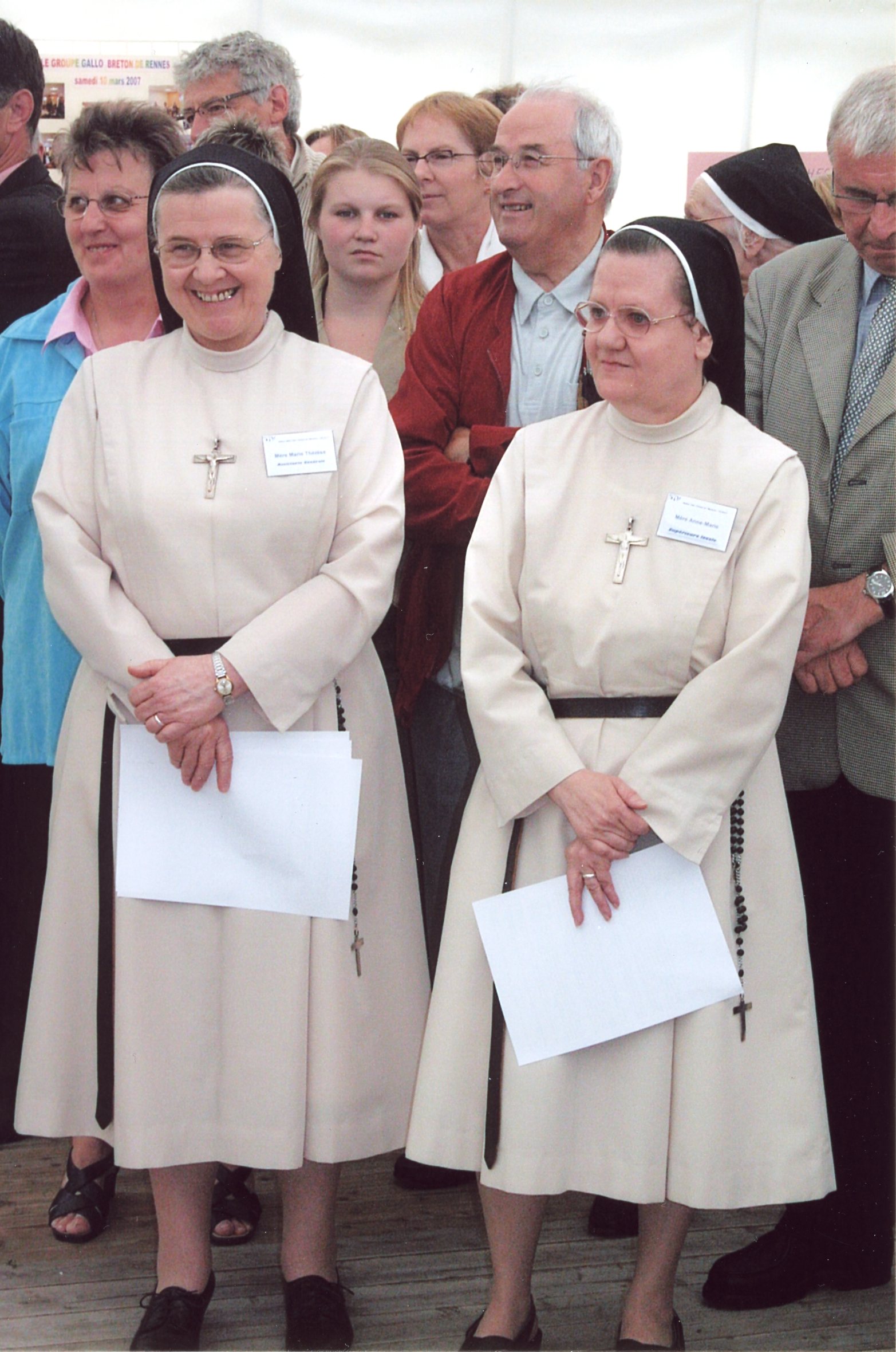 Mère Marie Thérèse (LEBRET) à l'occasion de l'inauguration de l'EHPAD de Rennes.